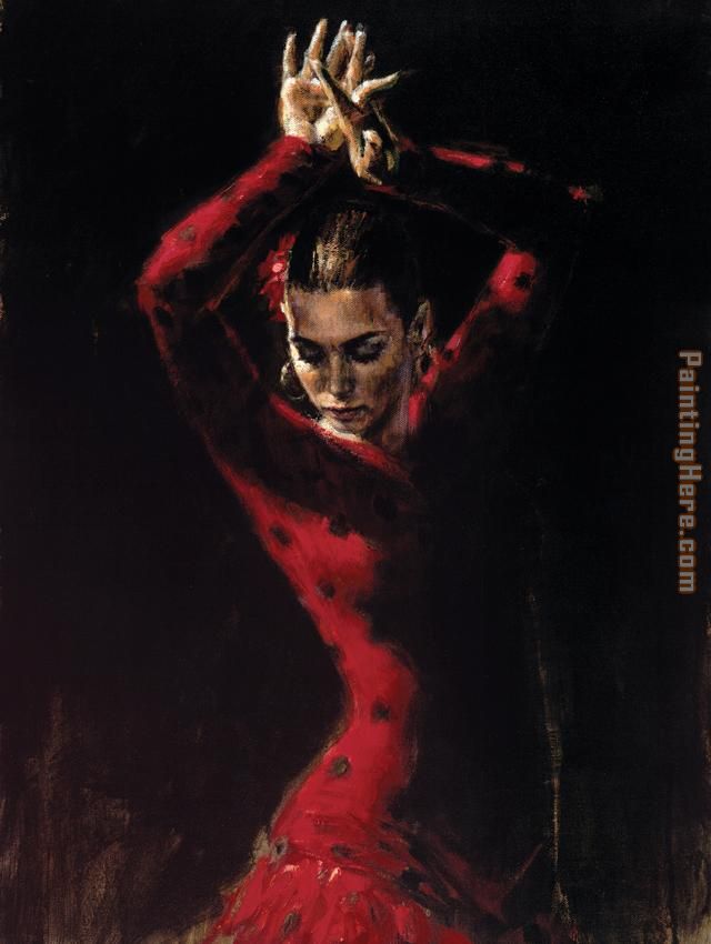 Lunaresnegros ii painting - Fabian Perez Lunaresnegros ii art painting